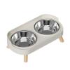 Elevated Dog Bowls with Splash Guard view 1