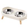 Elevated Dog Bowls with Splash Guard view 4