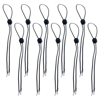 Limtula Chin Straps, 10-Pack, Spring-Adjustable Design for Wind Protection Outdoors