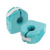 FakeFace Anti-Decubitus Heel Pads, 2-Pack, Adjustable, Washable, Green view 1