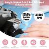 Professional Nail Drill with Integrated Dust Collector, 2-in-1, 200 W, Up to 30,000 RPM view 3