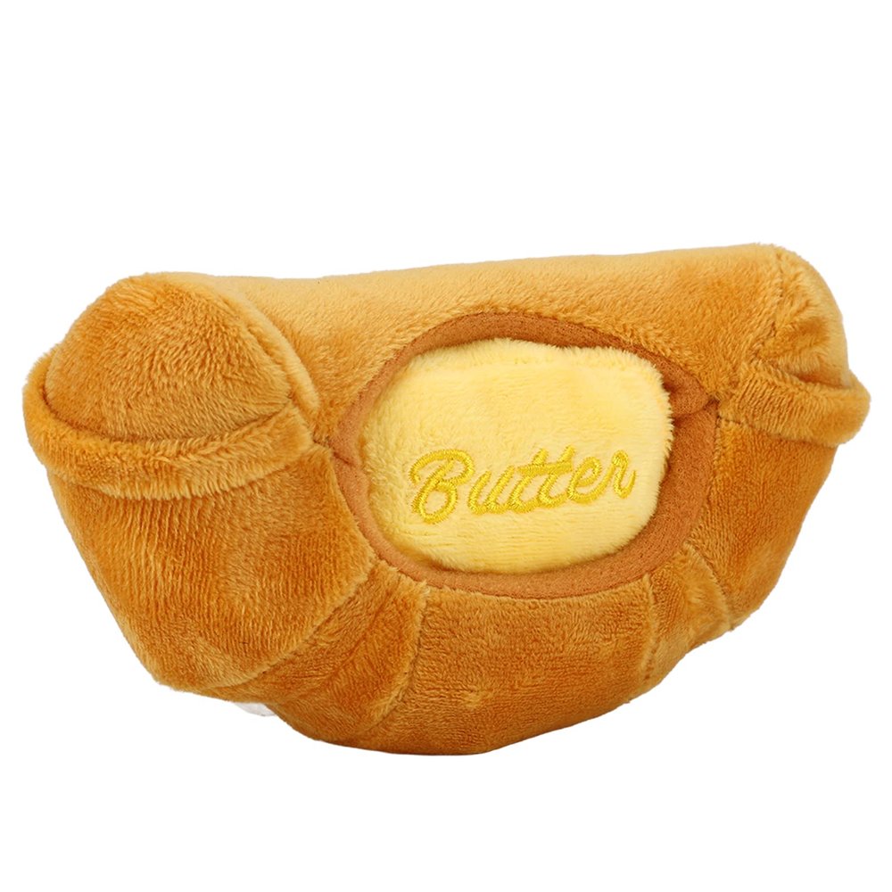 CHICIRIS Croissant Plush Dog Toy