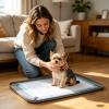 Non-Slip Silicone Puppy Pad Holder Tray, 61.9 x 41.9 x 1.5 cm view 3