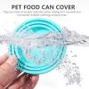 DECHOUS Silicone Lids for Cat Food Cans, 4-Pack, Sealing view 4