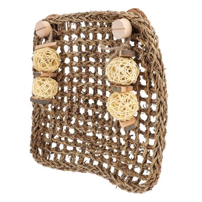 KAJNBN Claw Grinding Board, Natural Look, Brown Synthetic Material, for Guinea Pigs and Squirrels