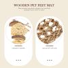 KAJNBN Claw Grinding Board, Natural Look, Brown Synthetic Material, for Guinea Pigs and Squirrels view 3
