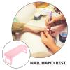 CTIRCHIU Foldable ABS Nail Hand Pillow for Manicures, Pink view 3
