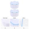 PHENOFICE 2-Pack Double-Layer ABS Manicure Soaking Bowls, Blue view 3