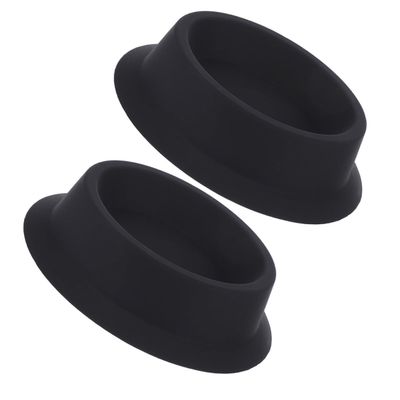 AMUSLESUR 2-Piece Silicone Shaving Bowl Set with Lather Bowl and Holder for Men