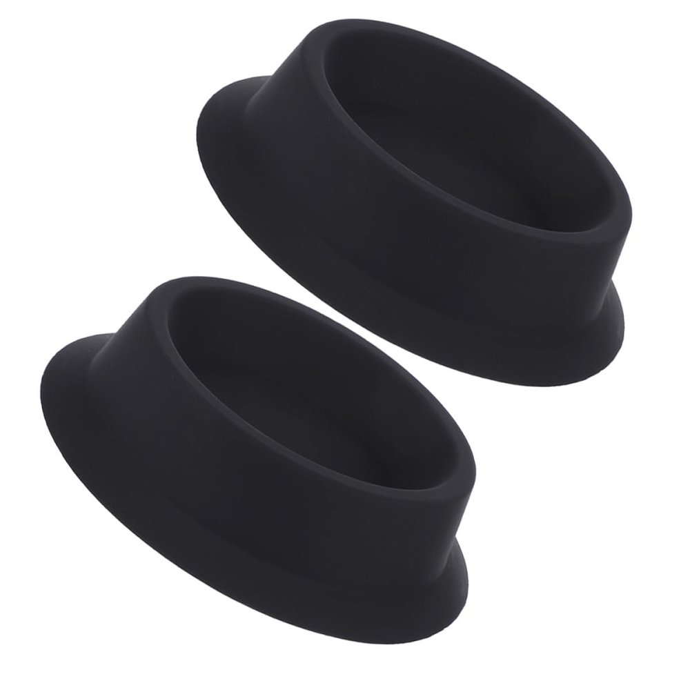 AMUSLESUR 2-Piece Silicone Shaving Bowl Set with Lather Bowl and Holder for Men