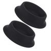 AMUSLESUR 2-Piece Silicone Shaving Bowl Set with Lather Bowl and Holder for Men view 1