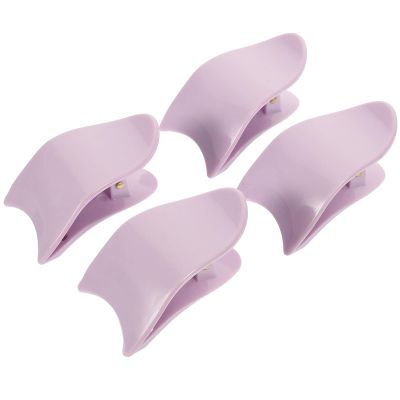 Abaodam 4-Piece Purple ABS Eyelash Applicator Set for False Eyelashes