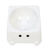 Elevated Stoneware Cat Bowl with 30° Tilt and Anti-Tip Base view 1