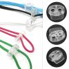 PHENOFICE Plastic Cord Locks, 50-Pack with Springs for DIY, Sportswear, and Shoelaces view 3