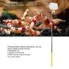 Dilwe Retractable Stainless Steel Shrimp Net for Aquariums, Round view 2