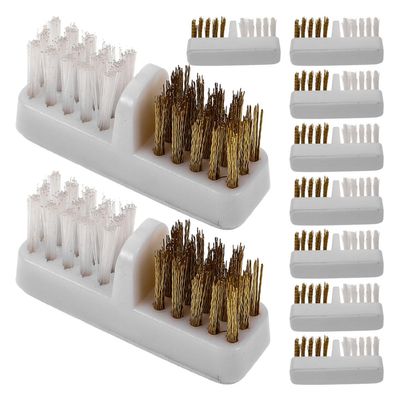 HOMOCONO 10-Piece Copper Cleaning Brushes for Electric Grinding Bits