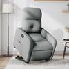 Molumvel Electric Lift Recliner Chair, Fabric TV Recliner with Motor, Senior Stand-Up Assistance, Light Gray view 1