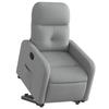 Molumvel Electric Lift Recliner Chair, Fabric TV Recliner with Motor, Senior Stand-Up Assistance, Light Gray view 3