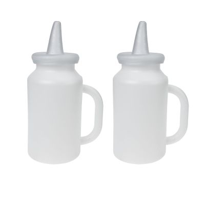 DINHEAROM Plastic and Silicone Calf Milk Bottles - 2 Pack, 1.6L