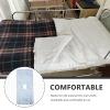 DECHOUS Blue Silk Cooling Mat for Care Beds with Access Hole view 3