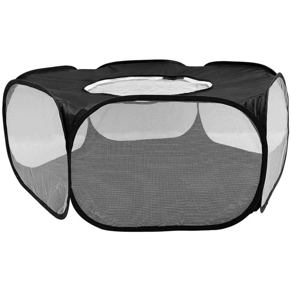 SHINEOFI Foldable Indoor Pet Playpen with Lightweight Fabric Cover