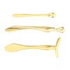 Operitacx 3-Piece Zinc Alloy Eye Cream Spatula Set with Massage Function view 1