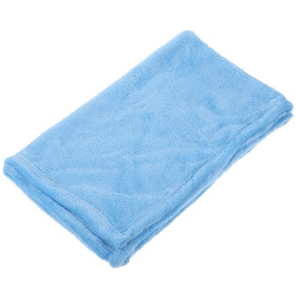 HEMOTON Flannel Fleece Pet Blanket, Blue, 50 x 70 cm, for Small Pets