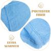 HEMOTON Flannel Fleece Pet Blanket, Blue, 50 x 70 cm, for Small Pets view 3