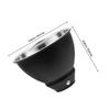 GANAZONO Black Reptile Reflector for Heat Lamp view 2