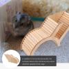 HAKIDZEL Multi-Chamber Hamster House with Underground Tunnel, 12.60 x 5.91 x 4.13 in view 3