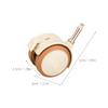 Didiseaon 4-Piece Rubber Swivel Casters for Cribs, PU, Quiet and Easy to Install view 2
