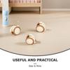Didiseaon 4-Piece Rubber Swivel Casters for Cribs, PU, Quiet and Easy to Install view 3