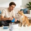 Cat Water Fountain Filter & Mat view 2