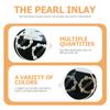 POPETPOP 4-Piece Pearl Hair Clips, Irregular Round Shape, Gold and Silver view 3