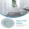 Plastic Toilet Sitz Bath with Ergonomic Edge and Hanging Hole view 3