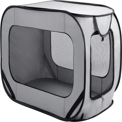 YUANQI Portable Folding Dog Crate for BMW X4 F26 2014–2018, for Cats & Dogs, Foldable Travel Kennel, Sturdy & Breathable, L (90 × 50 × 50 cm)