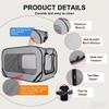 YUANQI Portable Folding Dog Crate for BMW X4 F26 2014–2018, for Cats & Dogs, Foldable Travel Kennel, Sturdy & Breathable, L (90 × 50 × 50 cm) view 4