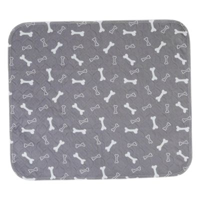 Absorbent Dog Training Mat with Bone Pattern, Washable, 60 x 40 cm