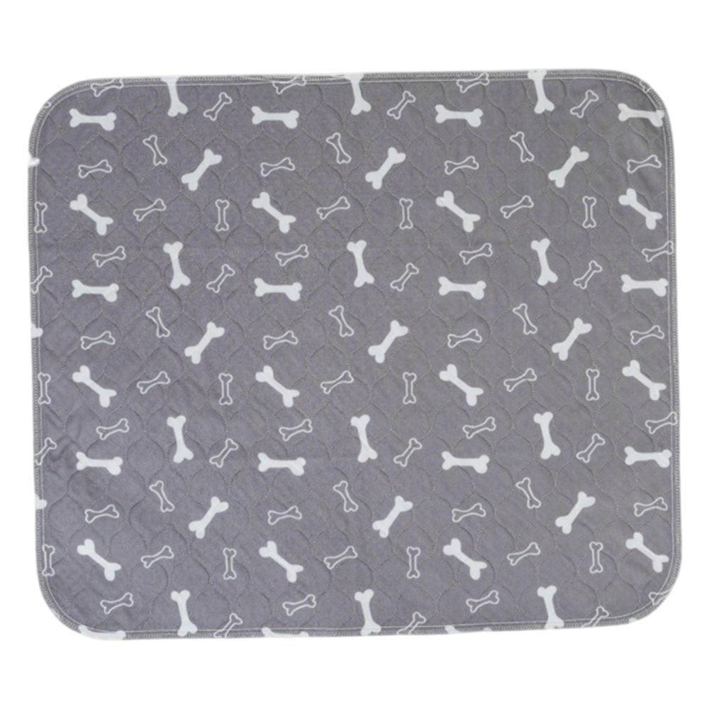 Absorbent Dog Training Mat with Bone Pattern, Washable, 60 x 40 cm