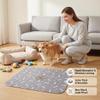 Absorbent Dog Training Mat with Bone Pattern, Washable, 60 x 40 cm view 3