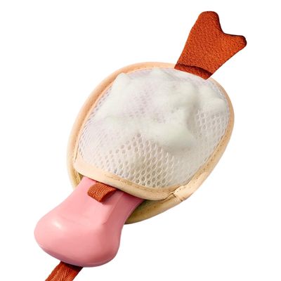 Fine-Mesh Soap Bag with Carrying Loop and Cartoon Design