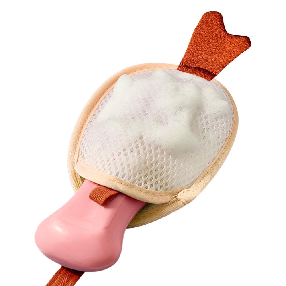 Fine-Mesh Soap Bag with Carrying Loop and Cartoon Design