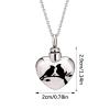 Obotsnoi Pet Urn Necklace with Heart Pendant view 4
