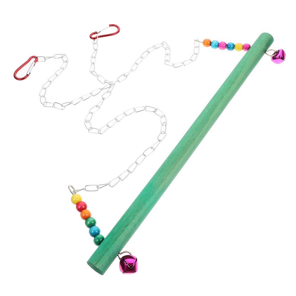 iplusmile Iron Bird Swing with Wooden Climbing Ladder, Random Color