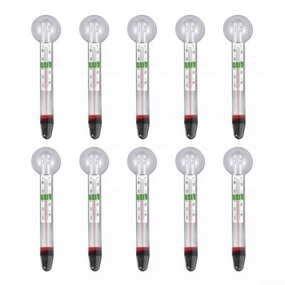 Glass Aquarium Thermometer with Strong Suction Cup