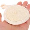 OKUMEYR Exfoliating Facial Pads, Gentle Face Scrub, 4-Piece Cotton-Linen Set view 4