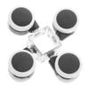 SOESFOUFU 4-Pack Quiet Nylon Furniture Casters, No Brakes, Heavy-Duty Swivel Casters for Cribs and Shelves view 1