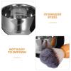Men's Shaving Brush Set with Bowl and Stainless Steel Stand, 1 Set view 3