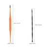 STOBAZA Earwax Remover, Portable Ear Cleaning Tool, 2-Piece Stainless Steel and Soft Silicone Set view 2