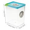 IMIKEYA Acrylic Insect Box with Two Ventilation Holes, Reptile Breeding Box for Pets, Easy to Clean, Habitat for Spiders and Small Animals, Random Color view 2